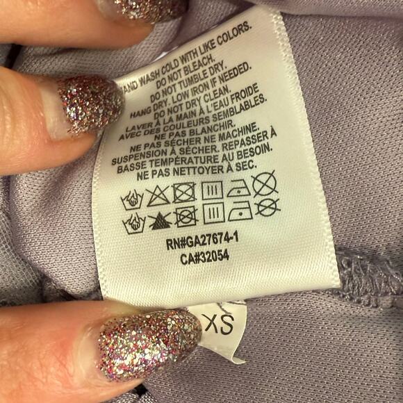 Anthropologie Eva Franco Purple 3D Flower Sheer Puff Sleeve Top sz XS NEW Tags - Picture 4 of 15